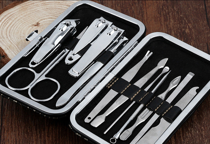 SZLIAN Nail Art Tool Set Decoration Nail File Polishing Strip Polishing Nail Sand Strip Exfoliating Scissors