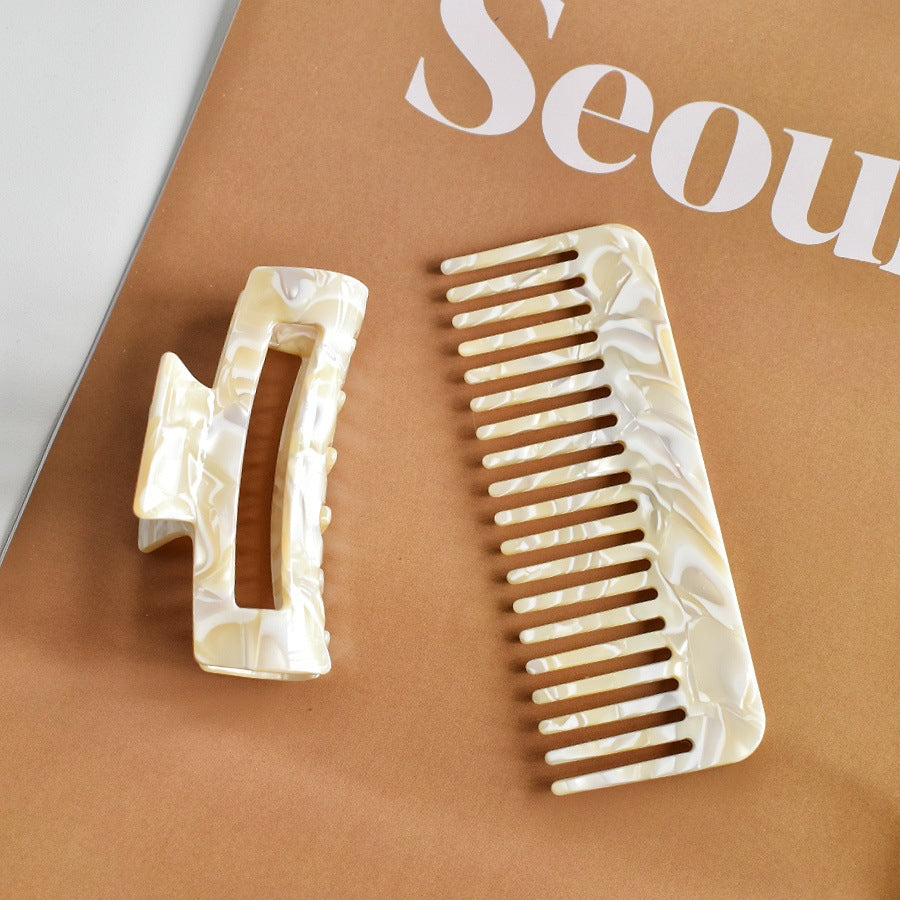 Acetic Acid Hair Comb Holding Acid Comb Wide Teeth