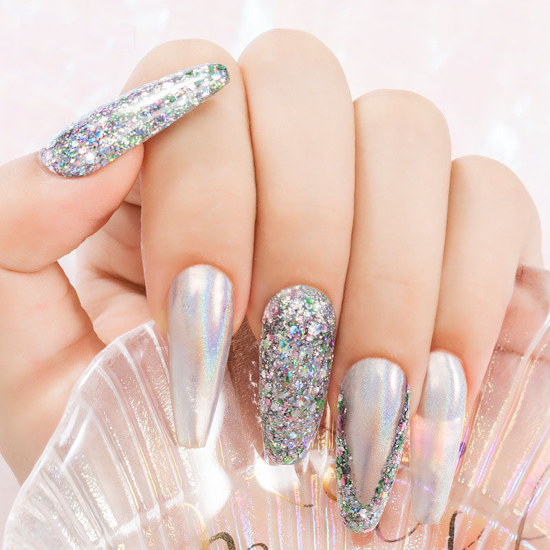 Rosalind Xingyao Diamond Glue 5ML Gel Nail Polish Seven-color Sequins UV Glue