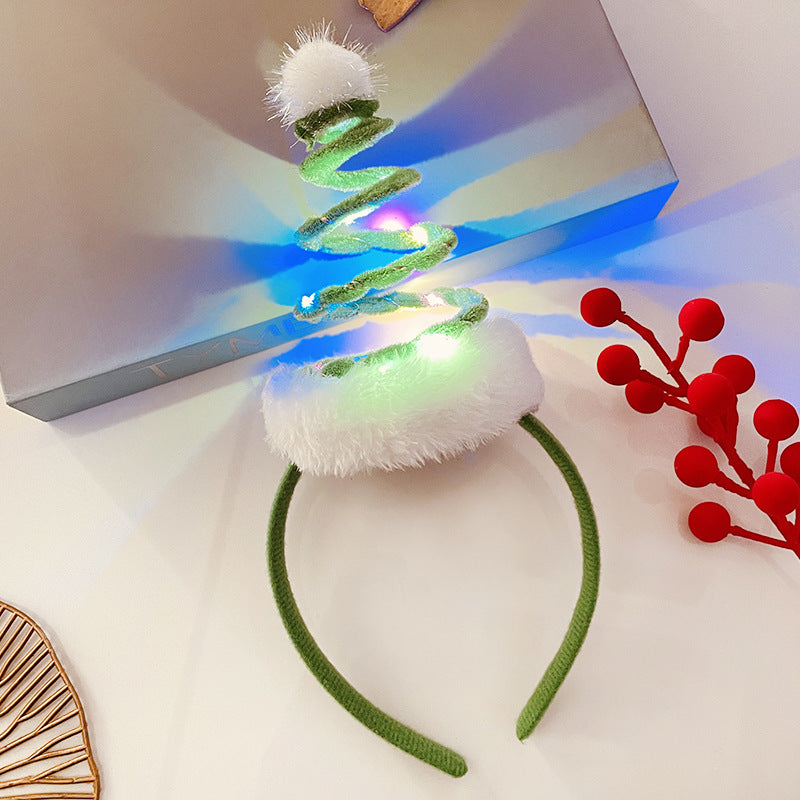 Christmas Antlers Hairband Decoration Plush