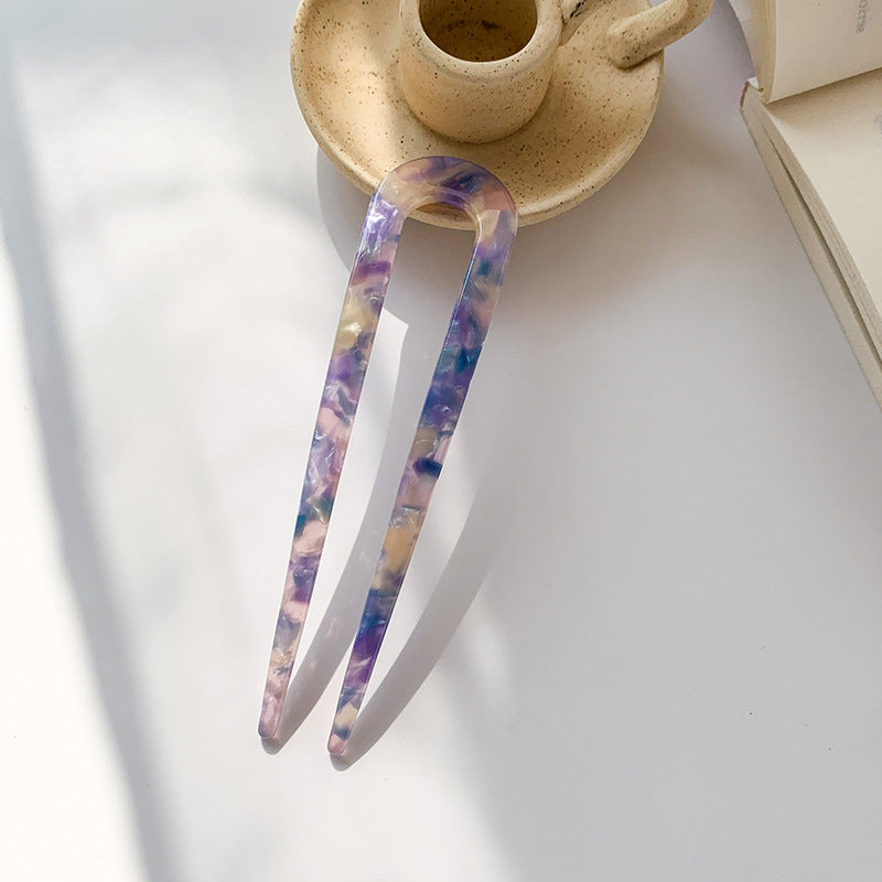 Fashion Personality Acetate Hairpin Simple Hairpin