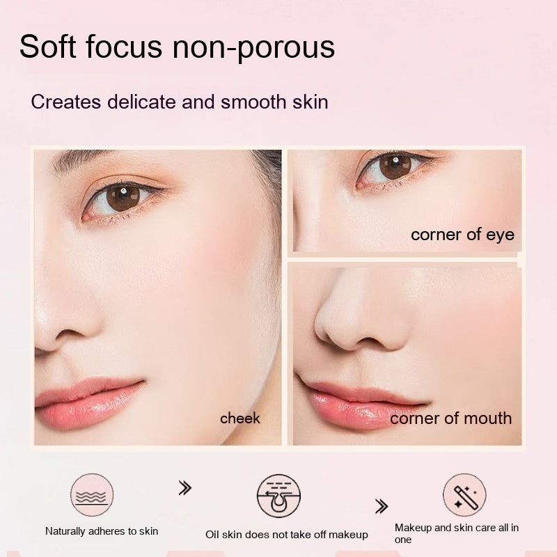 Not Easy To Makeup Delicate And Smooth Skin Feeling Milk Invisible Pores Not Stuck Powder Liquid Foundation