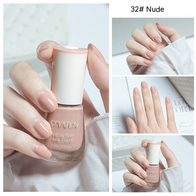 O'YAFUN Nail Polish New Water-based Long-lasting Quick-drying Transparent