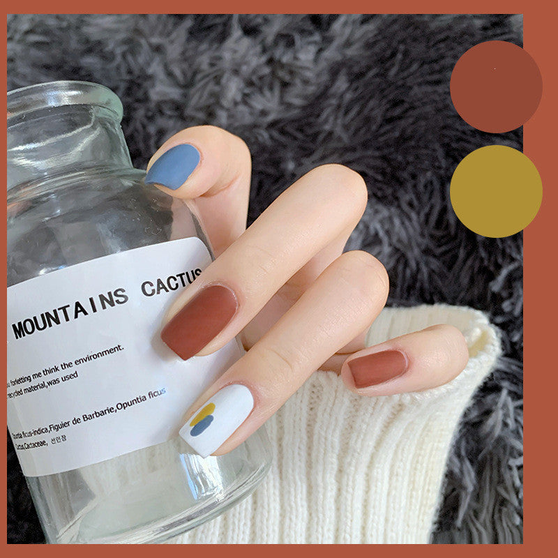 Maxfine Water-based Matte Nail Polish Autumn And Winter Color Matte Matte Texture