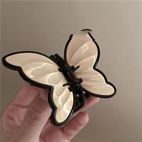 Vintage French Acrylic Butterfly Clasp