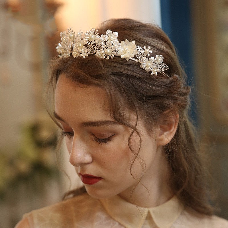 Exquisite Pearl Flower Headwear Hair Accessories