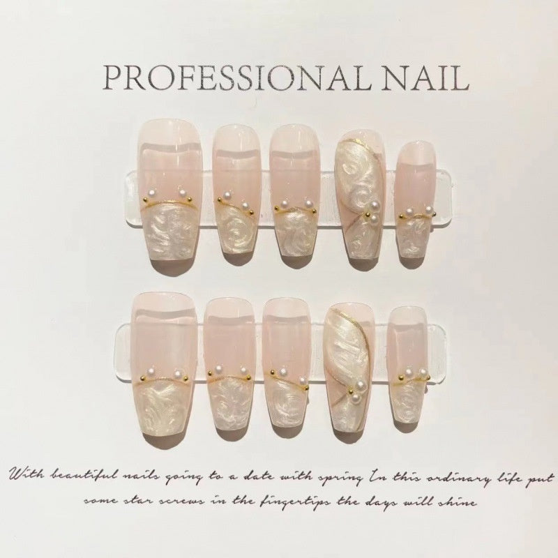 Light Luxury Wear Nail Stickers Finished Product
