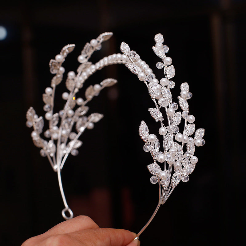 Bride Wedding Simple Headwear Headband Crown Accessories