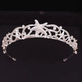 Starfish Alloy Rhinestone Beautiful Headdress