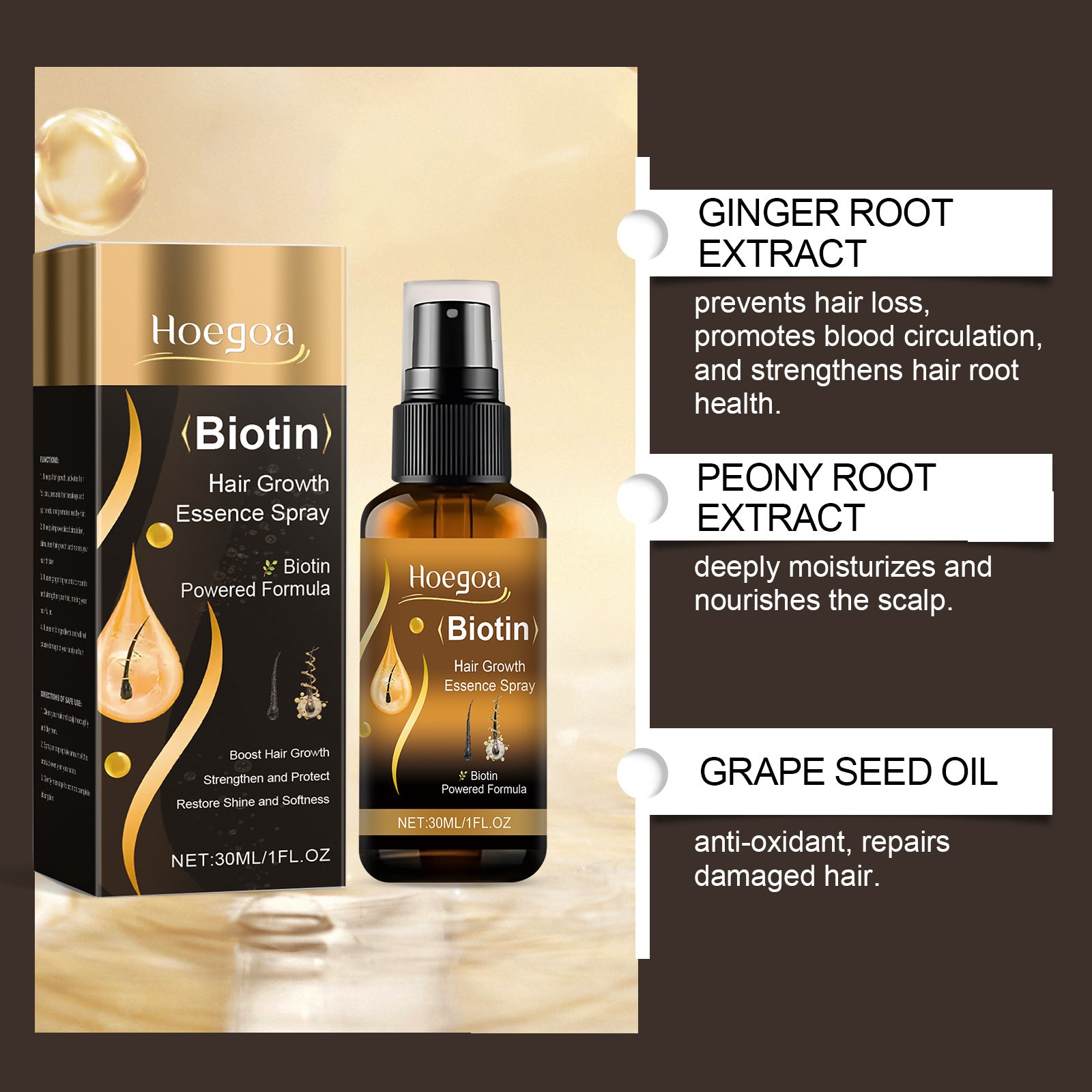 HoeGoa Hair Care Spray Tough Hair