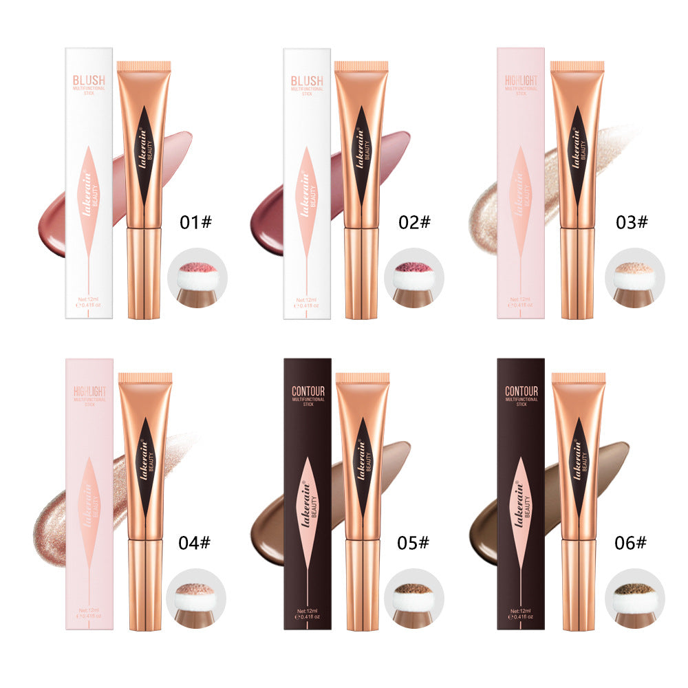 Lakerain Multifunctional Cosmetic Brush Blush Highlight Shading Pen