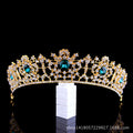 Big Crown European Baroque Wedding Princess Hair Accessories Vintage