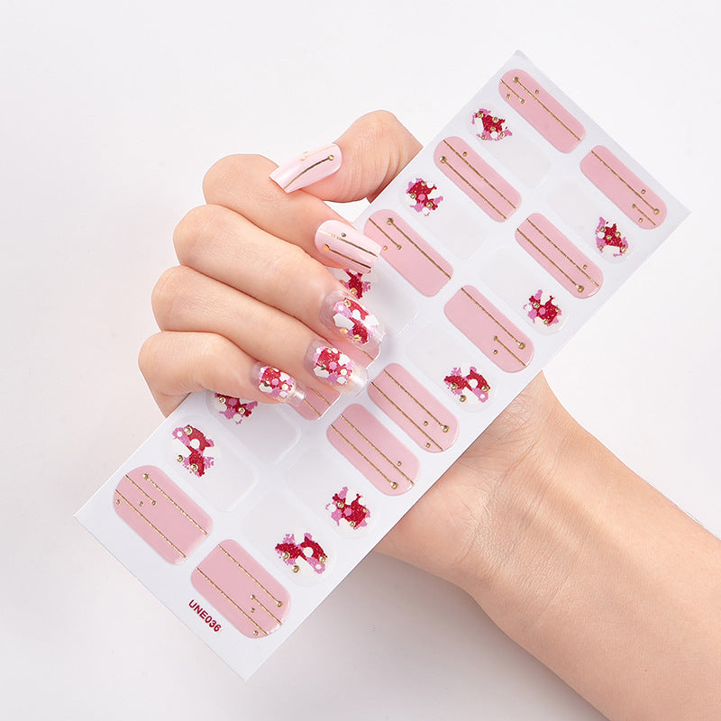 Simle Self Adhesive Nail Sticker