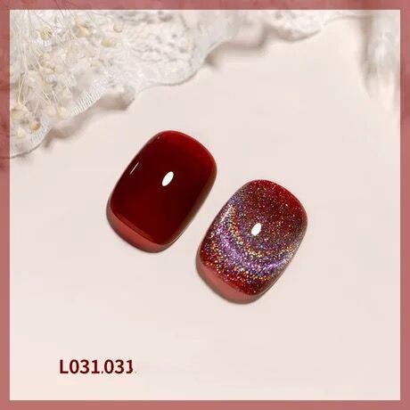 Bole Colorful Laser Cat Eye Nail Polish