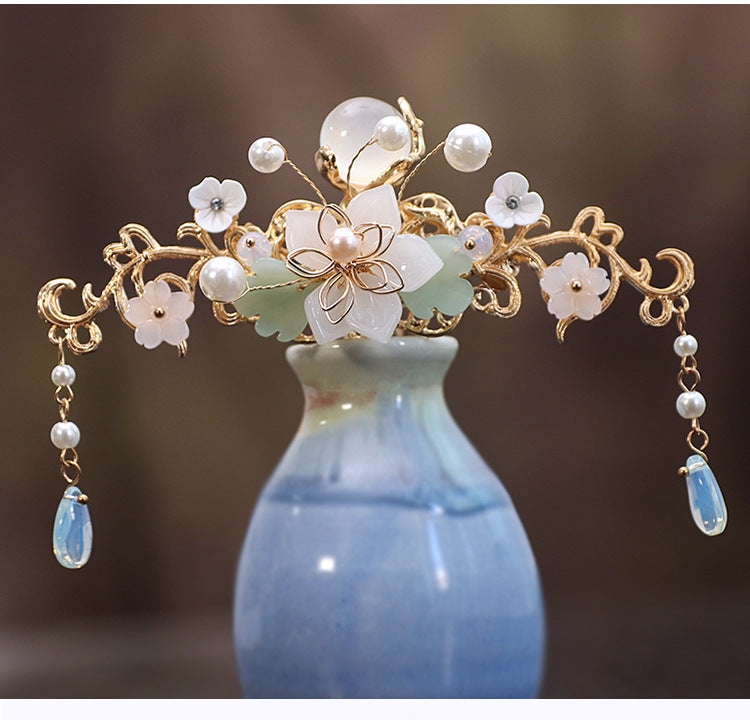 Retro Tassel Step-shaking Hanfu Headdress Hairpin
