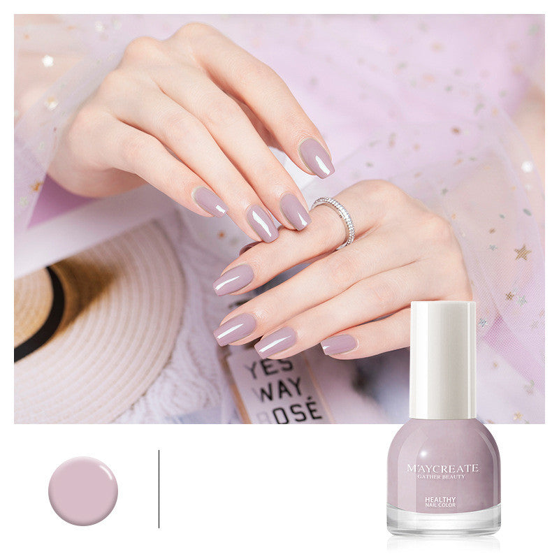 Maycreate Nail Polish Female Long-lasting Tear-free Baking Free Transparent Net Red Summer Nail Polish