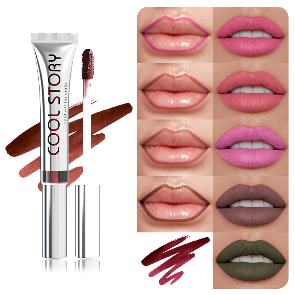 Single Stripping Lip Lacquer Matte No Stain On Cup