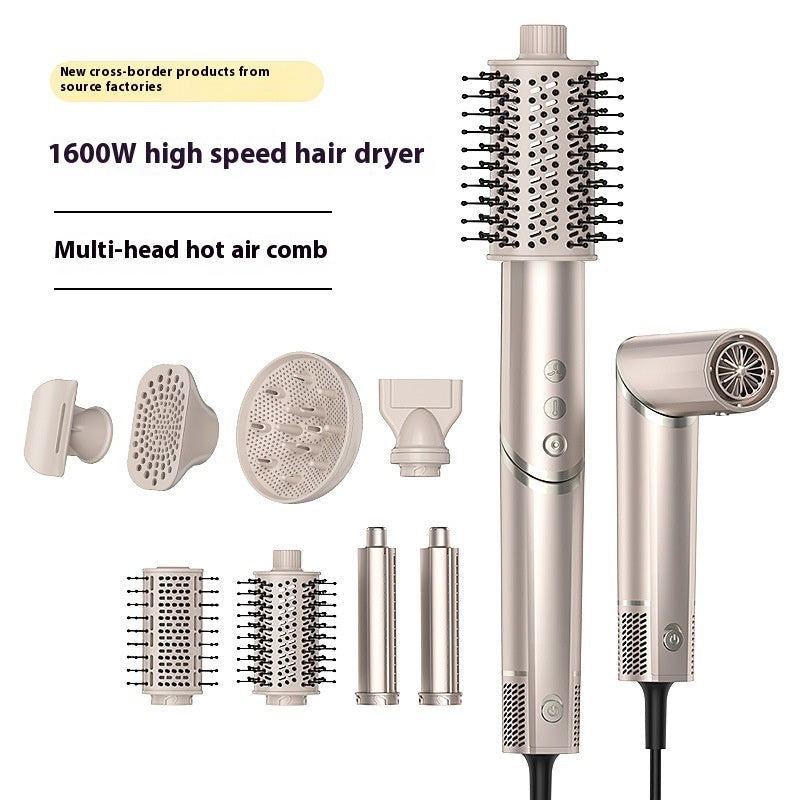 Folding 8 In 1 Hair Dryer Plasma All-in-one Hot Air Comb Suit