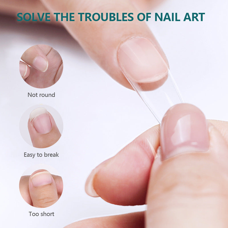NailPop Transparent Nail Tip 120-piece Bag Ultra-thin Seamless Full Sticker Fake Nails