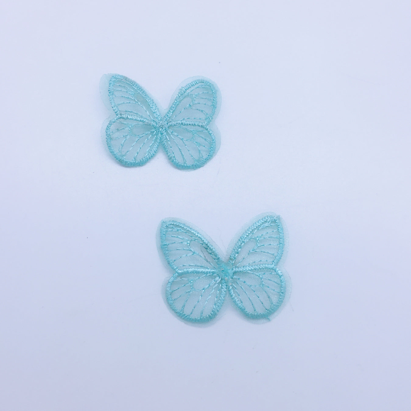 Embroidery Butterfly Piece Hair Accessories Headwear Material Clothing Decoration Accessories