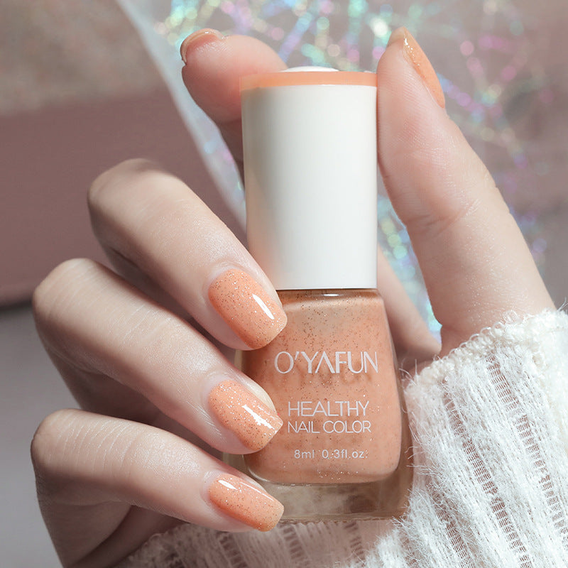 O'YAFUN Water-based Nail Polish Set, Bright Base Oil