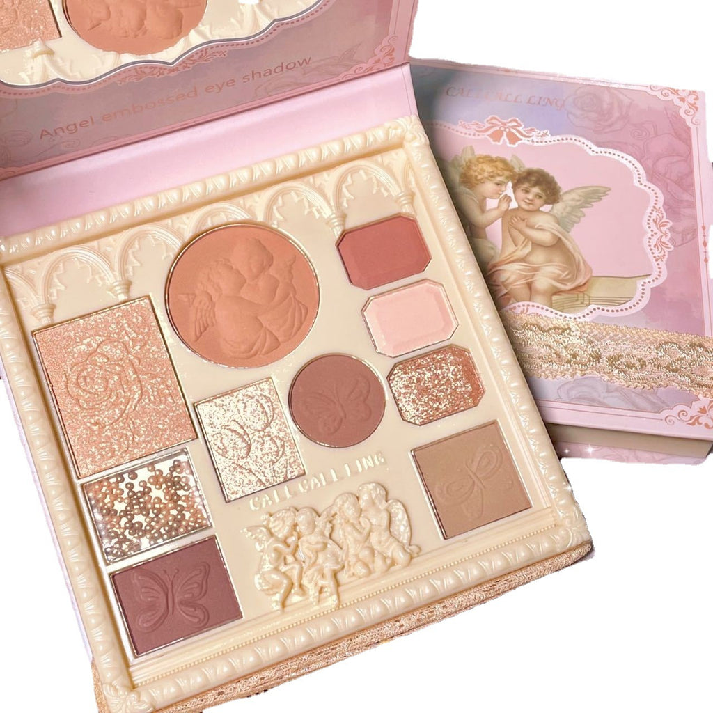 Call Call ling Embossed Angel Blush Highlight All-in-One Eyeshadow