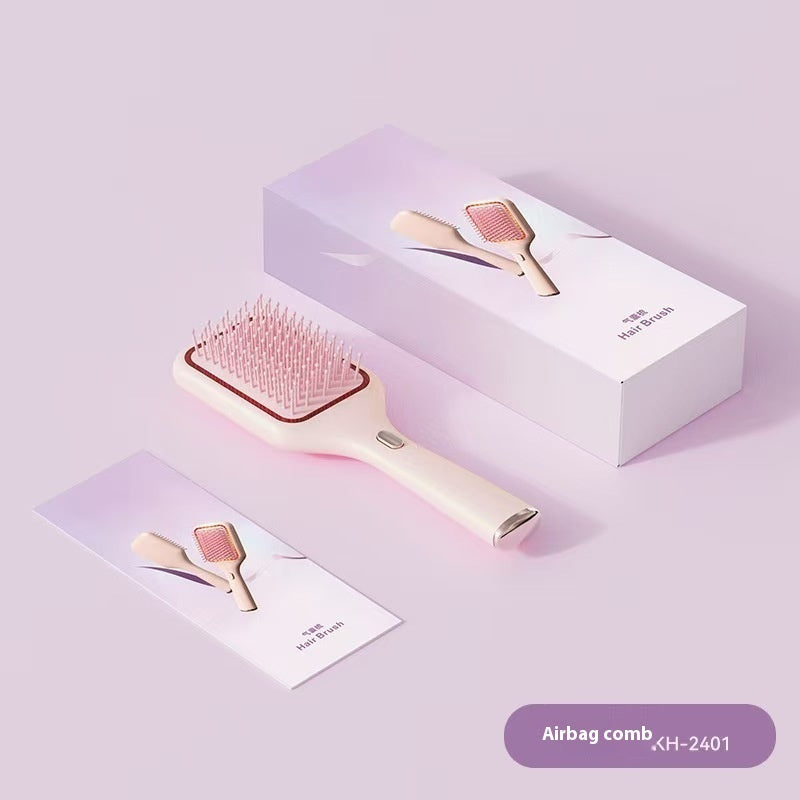 Healthy Hair Massage Comb Vibration Vertical Long-handled Comb Massage Scalp