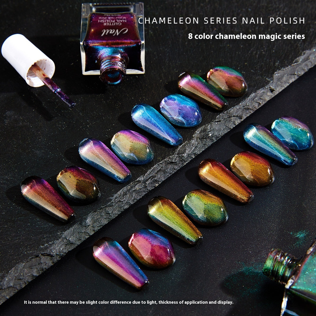 Nail Glitter Metal Magic Mirror Chameleon Water-based Nail Polish