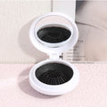 Portable round pocket comb with mirror