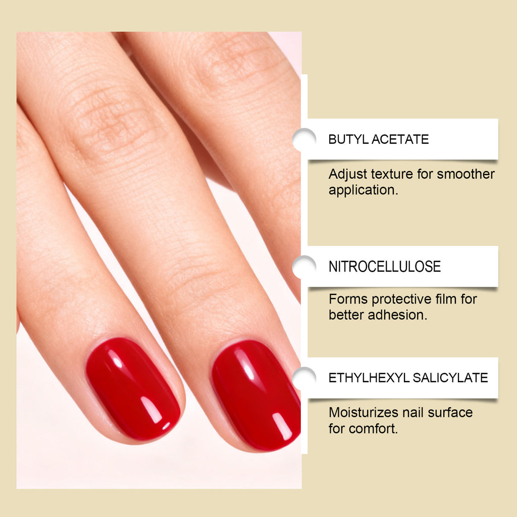 Nymixa Nail Top Coat Glossy Polish Wear-Resistant Brightening High-Gloss Powder-Resistant