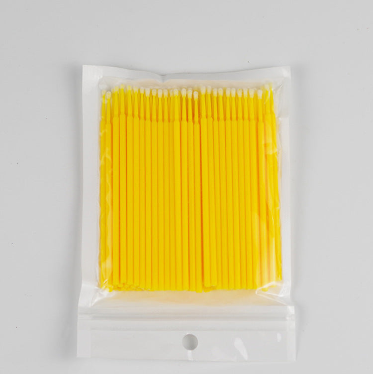 200 - 500 Pcs Disposable Micro Applicator Brushes For Eyelash Extensions, Mascara & Makeup, Compatible With Personal Care Multicolors