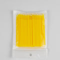 200 - 500 Pcs Disposable Micro Applicator Brushes For Eyelash Extensions, Mascara & Makeup, Compatible With Personal Care Multicolors
