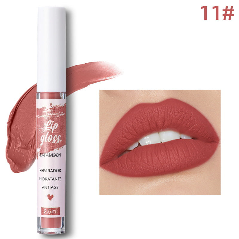New No Stain On Cup Long-lasting Matte Non-fading Matte Velvet Lip Gloss