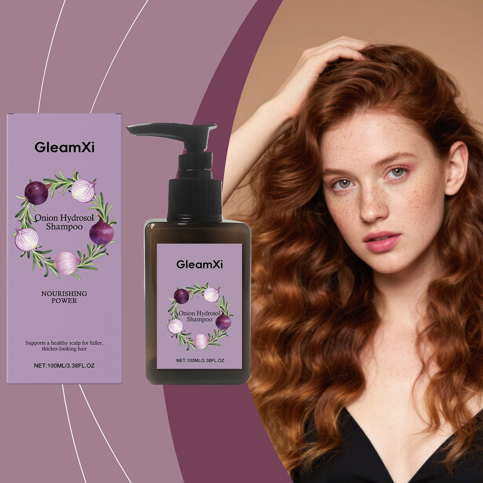 GleanXi Onion Hydrosol Shampoo