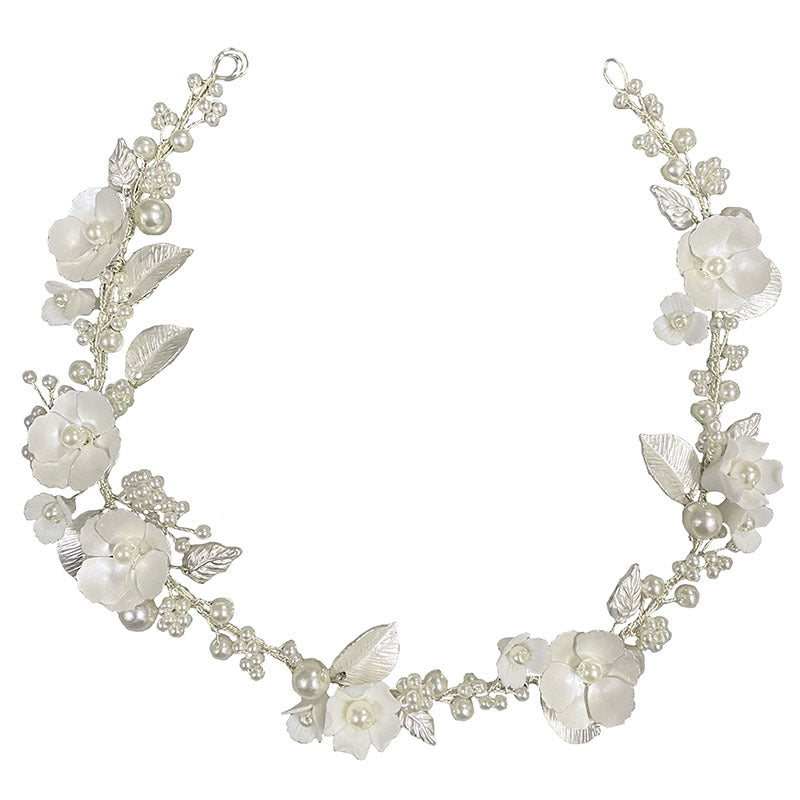 European And American Bride Flower Hairband
