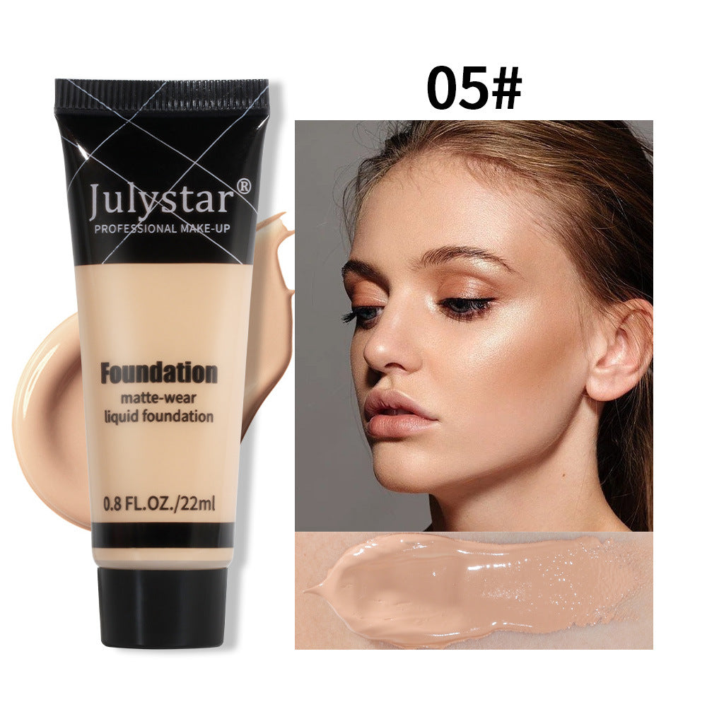 Beauty Facial Moisturizing Matte Liquid Foundation Oil Control And Waterproof