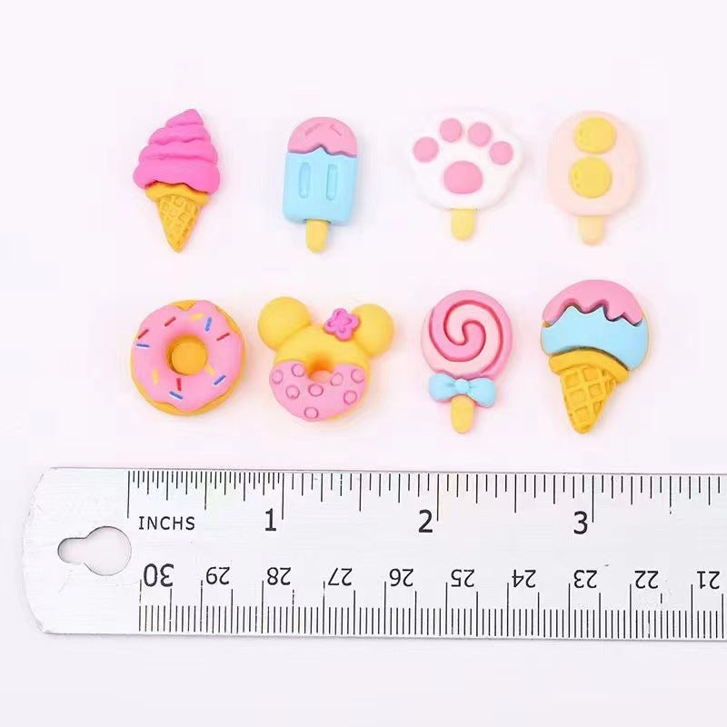 Cup Stickers Cute Cartoon Resin Patch Cream Glue