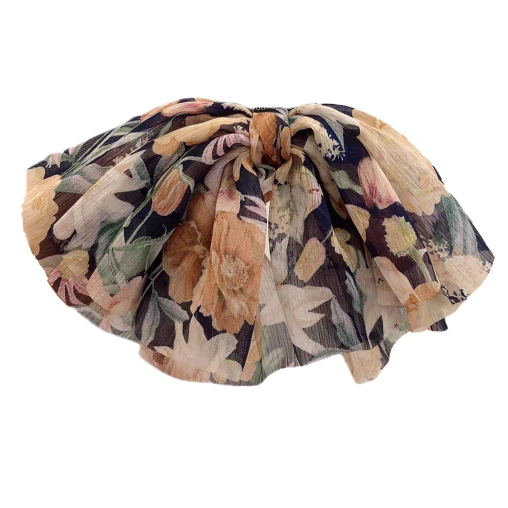 Korean Elegant Simple Chiffon Tulle Floral Bow