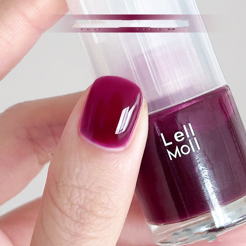 Lell Moll Water-based Tearable Nail Polish Baking-free And Tasteless