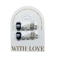 Black And White Cute Women's Handmade Nail Patch