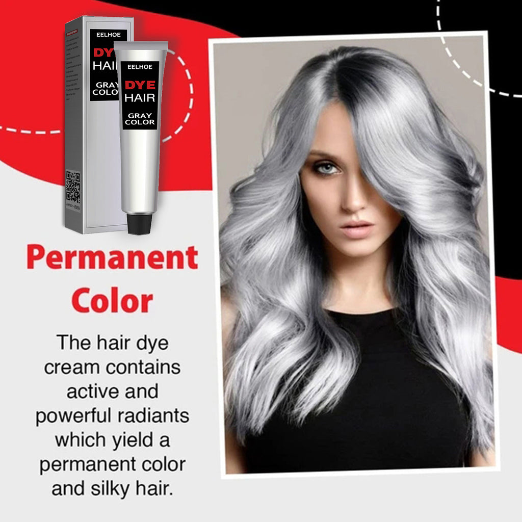 Eelhoe Easy To Color Hair Care Long-lasting Mild Hair Gray Hair Hairdressing Agent