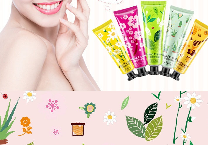 Floral Moisturizing Hand Cream Set Ladies Water