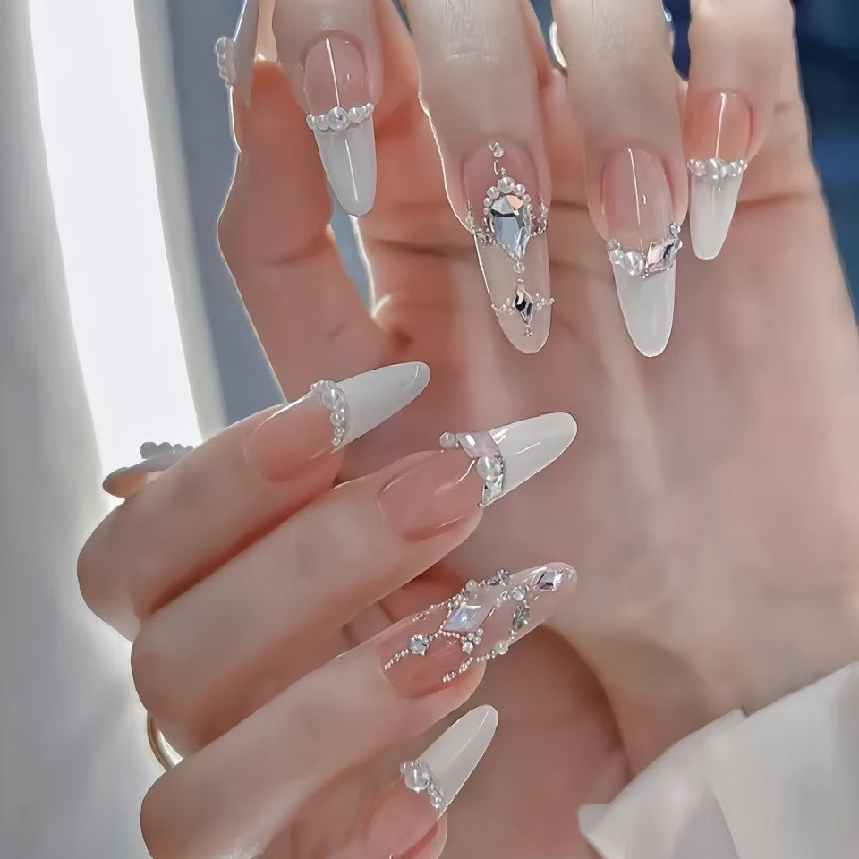 Handmade Wear Nail Barlow Pearl Detachable