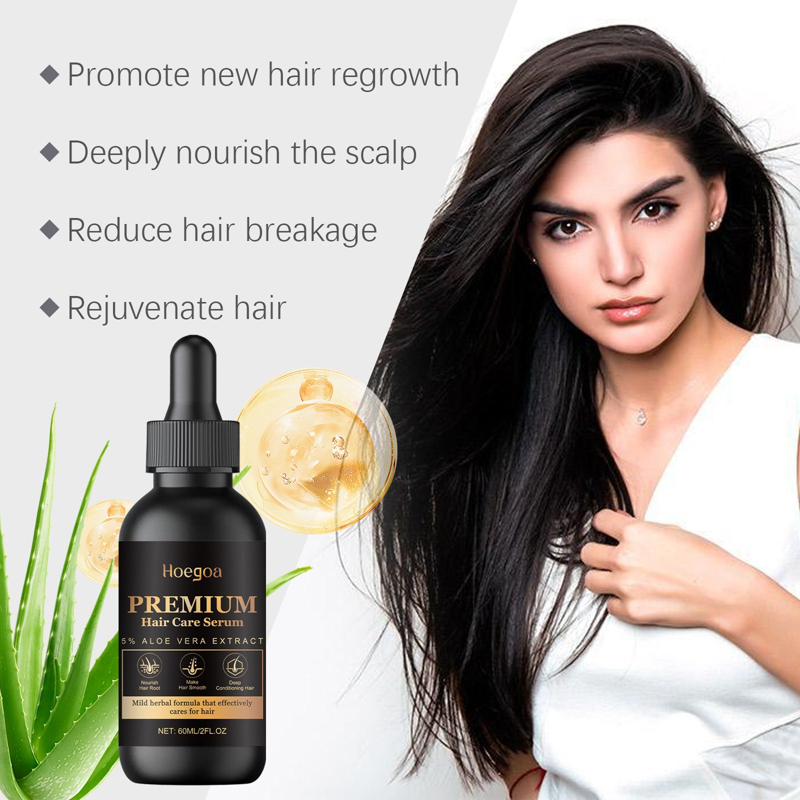 HoeGoa Batana Nourishing Hair Soft And Glossy Improve Hair Quality Hair Care