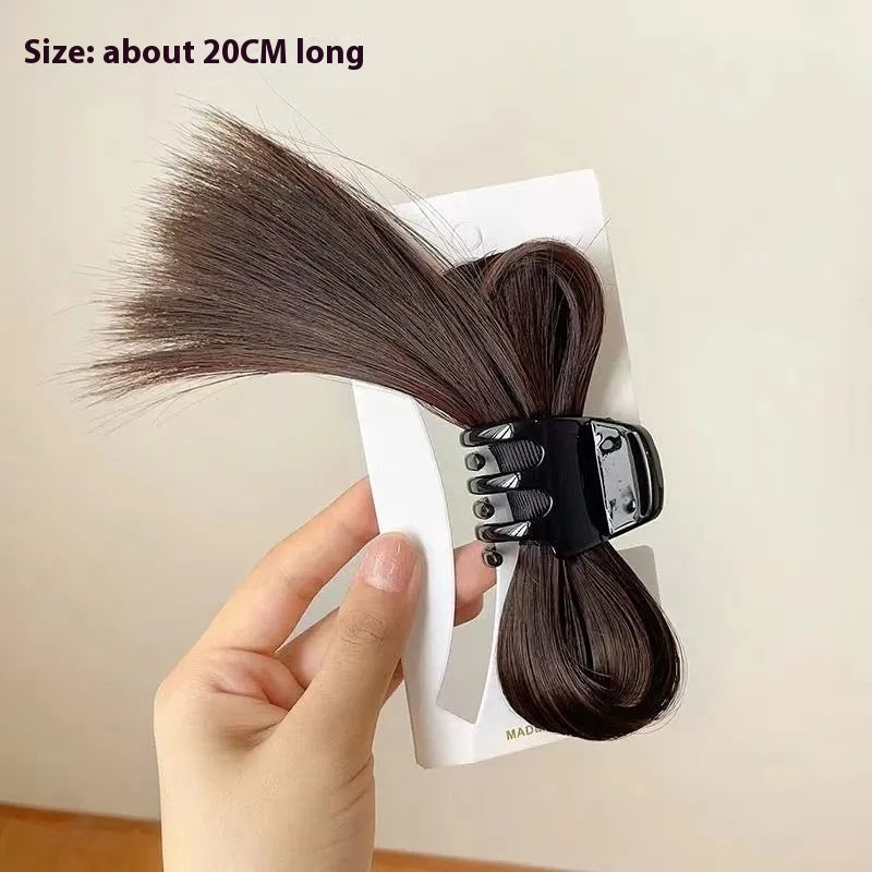 Kick Shuttlecock Fountain High Ponytail Grip Female Hair Volume