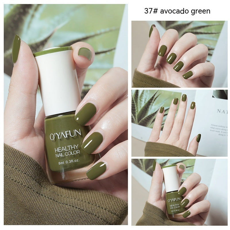O'YAFUN Nail Polish New Water-based Long-lasting Quick-drying Transparent