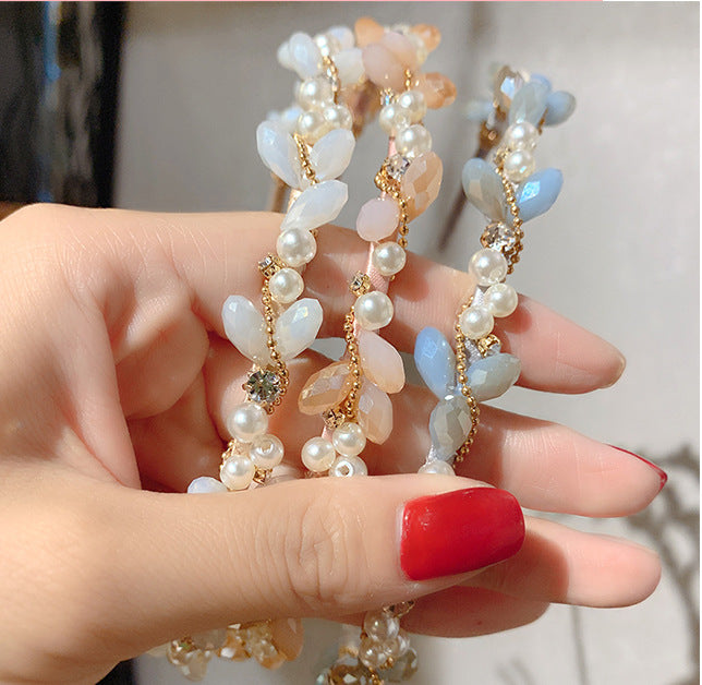 Super Fairy Hairpin Headband Head Buckle Crystal Rhinestone Simple Headdress