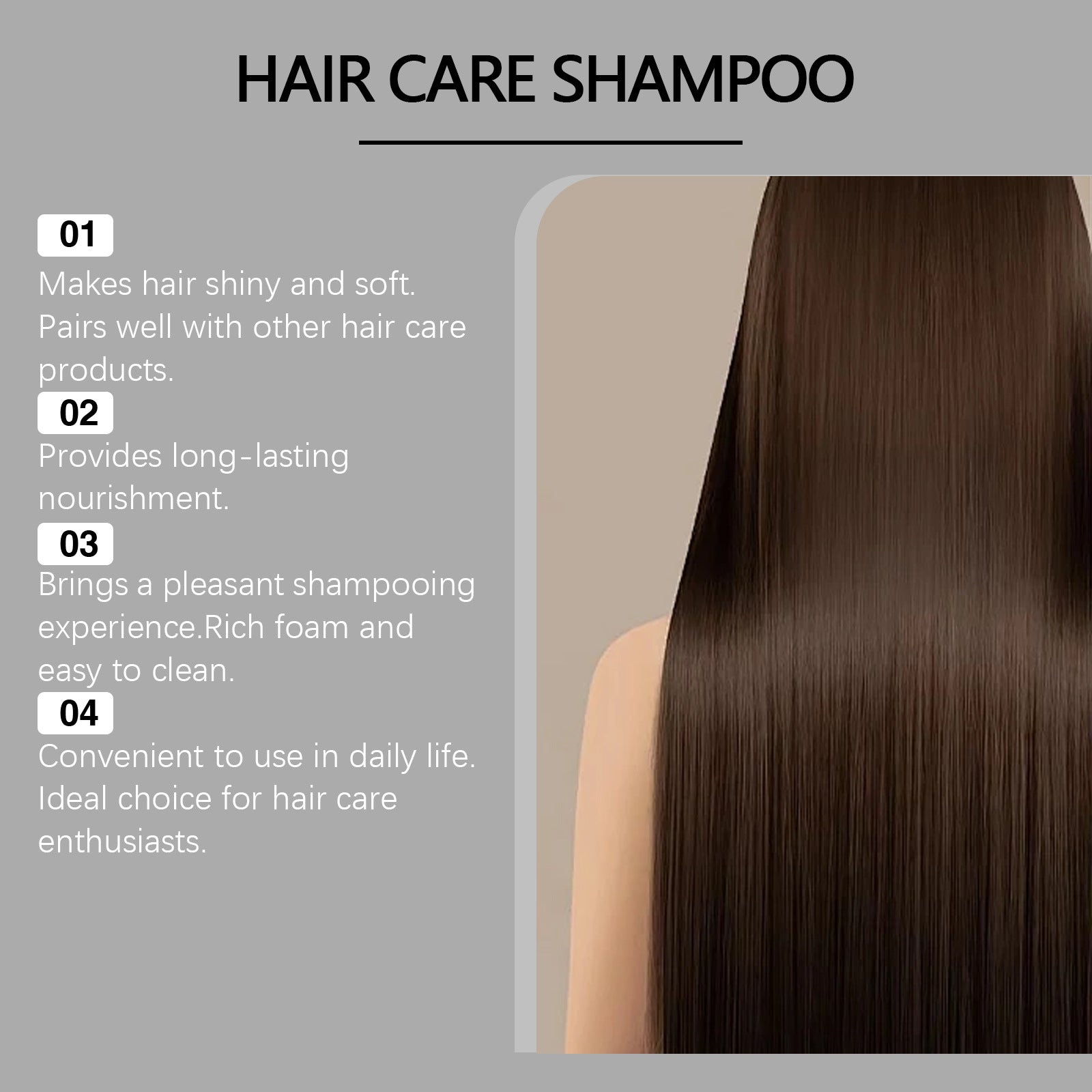 Mild Ingredients Nourishing Soft Hair Shampoo