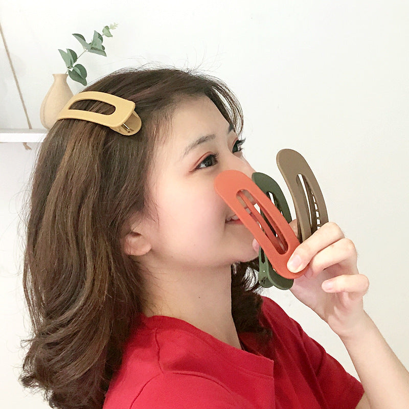 Women's Large Face Wash One Word Side Clip