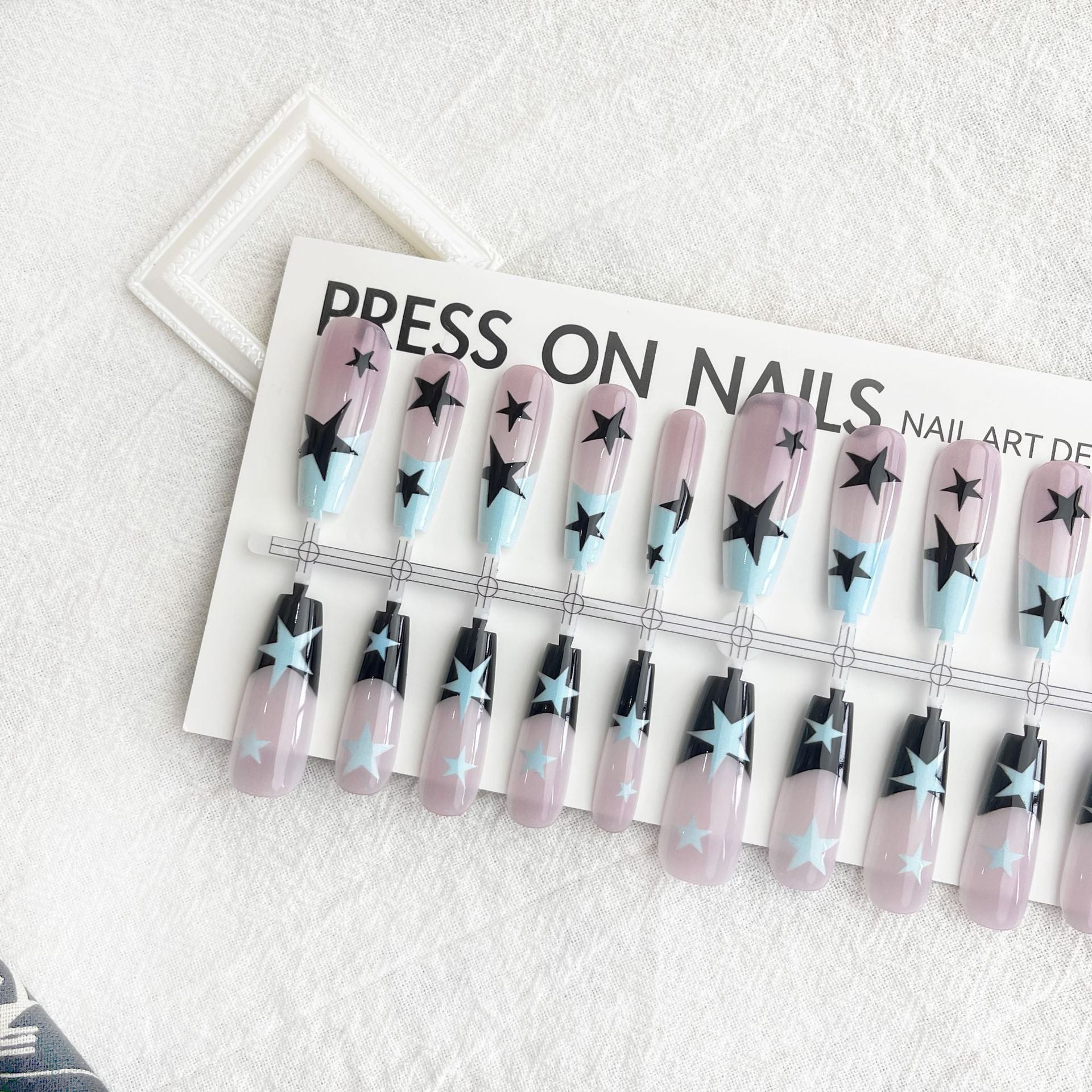 New Chinese Gradient XINGX Wear Prefabricated Nail Tip Long Ladder